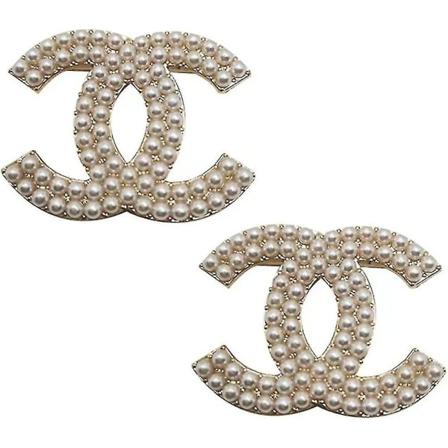 Cc Brosje Dame Genser Liten Dress Dekorativ Brosje Diamant Perle Dekorativ Knapp Brosje