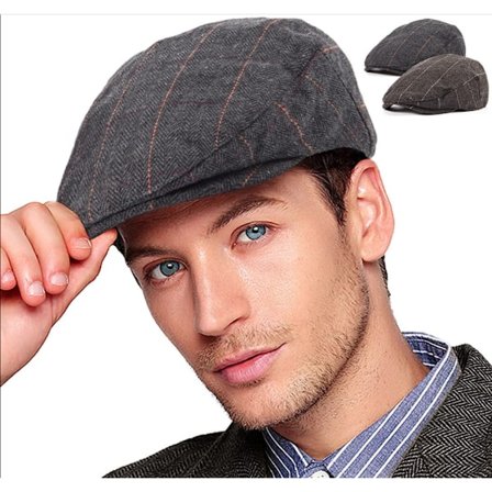 1-pak justerbar Newsboy-kasket til mænd YIY SMCS.9.27