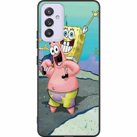 Samsung Galaxy A82 5g Svart Skal Spongebob Fyrkant