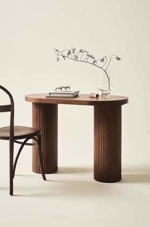 Jotex - Skrivebord 55x100 Cm Valnøtt - TORELLO - Kjøp Skrivebord hos Jotex