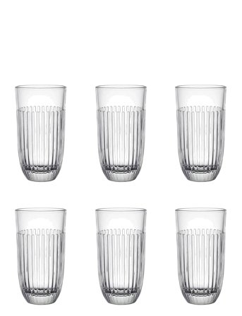 Høje Glas Til Varme Drikke - 6 Glas Home Tableware Glass Drinking Glass Nude La Rochére
