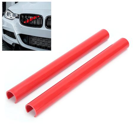 2 stk. Grill Stripe Trim Dekoration Udskiftning til 1 2 3 4 5 6 7 Serie F20 F22 F30 G30 G11 Rød