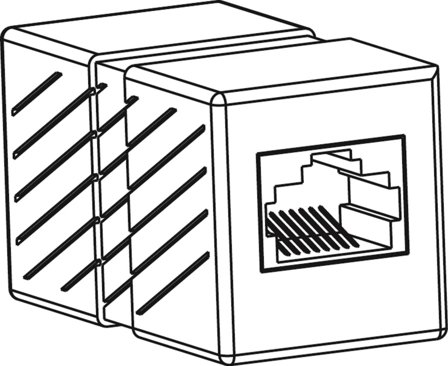 Frico SIRECJ6 Splejsning til RJ12 (6p/6c), Varme