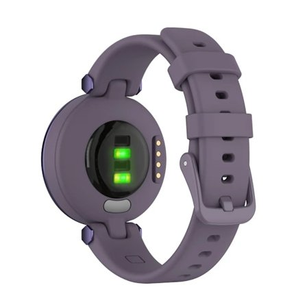 Hot tilbud til lav pris! Kompatibel Garmin Lily silikonearmbånd lilla-glad