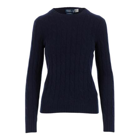 Ralph Lauren, Sweater made of pure cashmere Niebieski, Kobieta, Rozmiar: L