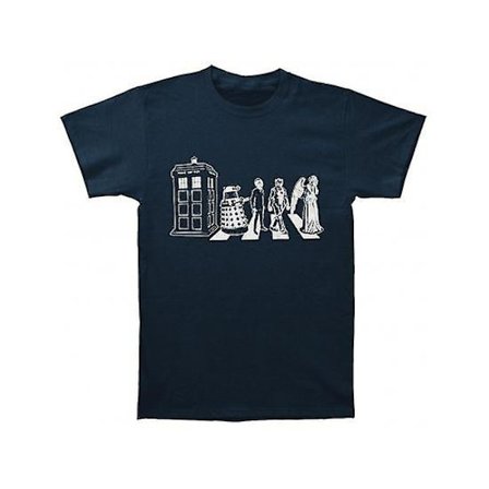Doctor Who detaljerade Street Crossing T-shirt kläder