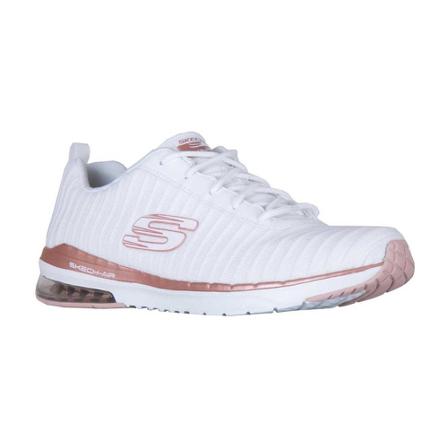 Skechers skech-air infinity-OVERTIME , Wit , Dames , Maat: 39 EU Sneakers