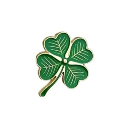 Brosch - Pin - Fyrklöver