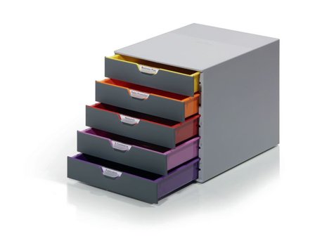 DURABLE Blankettbox Varicolor 5 - Lyreco - Kontorsmaterial - Till skrivbordet - Blankettfack och Boxar