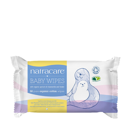 Natracare Våtservetter för bebis 50 st