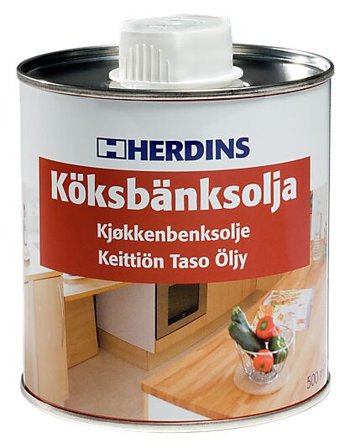 HERDINS KJØKKENBENKOLJE 500ML