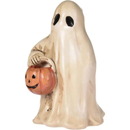 Halloween Have Statuer, Halloween Scary Ghost Pumpkin Statue, Skræmmende Dværg Prydgenstande, Naturlig Harpiks Halloween Have Prydgenstande til din 