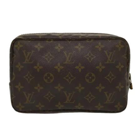 Louis Vuitton Vintage, Brown Canvas Louis Vuitton Trousse Toilette Bruin, Dames, Maat:ONE Size