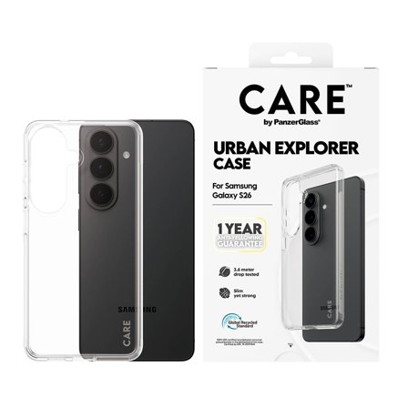 PanzerGlass CARE CASE URBAN SAMSUNG GALAXY S26 TRANSPARENT ACCS