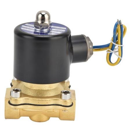 2W-160-15 G1/2 solenoidiventtiilissä messinki Normaalisti suljettu sähköinen magneettiventtiili vesi-ilmakaasulle AC220V