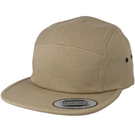 Yupoong - Beige 5panel Keps - Khaki 5-Panel @ Hatstore