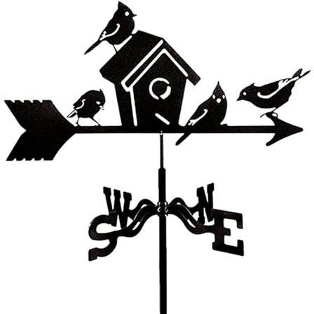 1 stk. Udendørs Have Vejrhane, Tag Vejrhane, Metal Vejrhane,