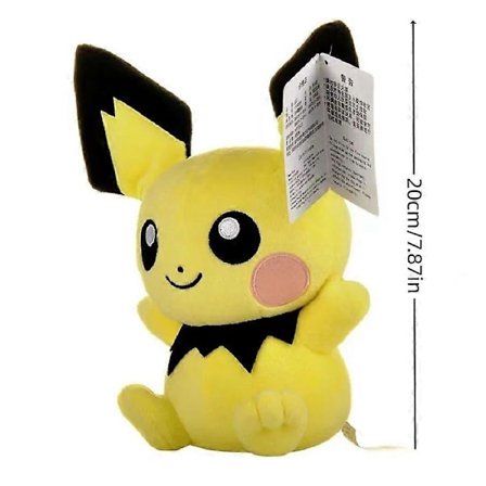 Gengar Plyschleksak 24 cm - Söt Stoppad Docka, Mjuk Pikachu-present för Barn, Födelsedagspresent - Billiga Gåvor