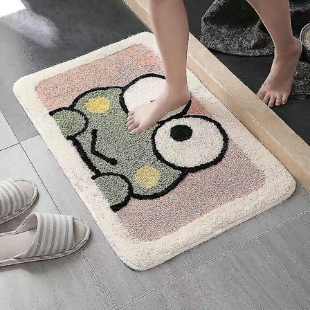 Badrumsmatta Hjärtformad Dörrmatta Rosa