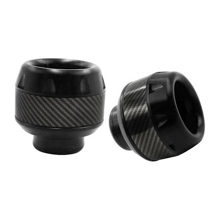 2 stk Motorsykkel Ramme Kollisjonsputer Motorhus Glidebrytere Fallbeskyttelse Universal