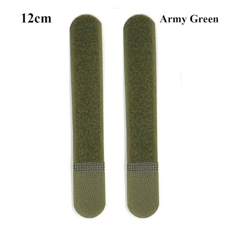 2stk/pakk Tactical Molle Binder Buntebånd ARMY GREEN 12CM