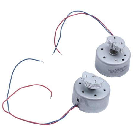 sourcingmap 2 stk Mini Vibrasjonsmotor 3500RPM DC 1.5-6V for Spilljoystick