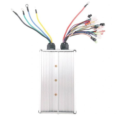 Harjaton ohjain 48V 60V 72V 84V 3000W moottori polkupyörän skootterille hopea[CO]