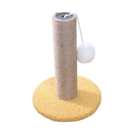 Ripemotstandig klatrestolpe, stabil korallfleece, søt form, komfortabel klorestolpe for katter innendørs_yux