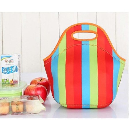 Ny vanntett lunsjbag for kvinner barn menn kjølebag lunsjboks tote lerret lunsjbag isolasjonspakke bærbar lunsjboks og toteveske
