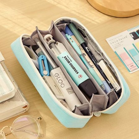 Pennfack med 3 Fack Pennafodral Pennafodral