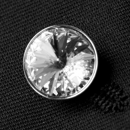 Alfinete de Lapela Glamouroso Prateado for Men