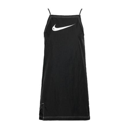 Nike, Short Dresses Zwart, Dames, Maat:S