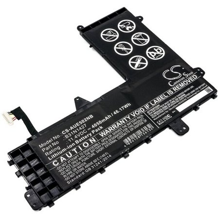 Akku Kannettava tietokoneelle, Kannettava tietokone Asus E502M, E502MA jne. varten.
