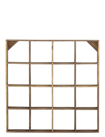 Bloomingville | Tilo Hylde, Brun, Genanvendt Træ | ONE SIZE