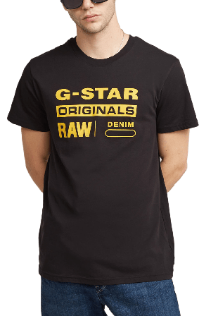 G-Star Graphic 8 T-Shirt T-shirts Herr Svart S