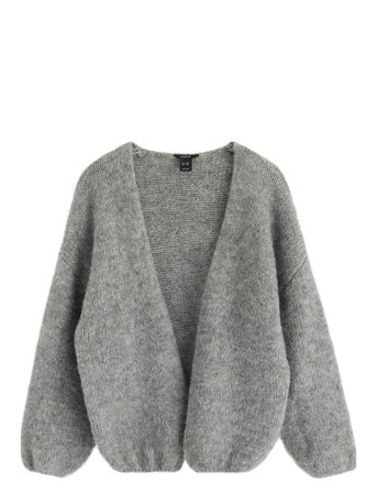 Strikket Cardigan Grey Lindex