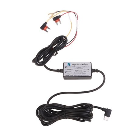 12V~30V til 5V2.5A Type C Rettvinklet Nedtrappingsstrømkonverter for Billader