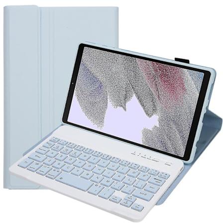 Tastatur+etui for Samsung Galaxy Tab A7 Lite 8.7 T220 / T225 White Ice Orchid