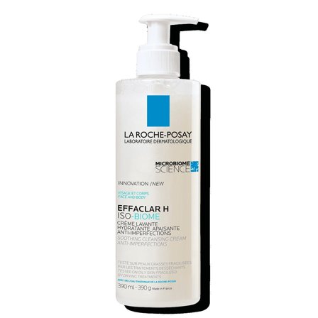 LA ROCHE-POSAY Effaclar Crema viso H Iso-biome 400ml - Crema detergente viso