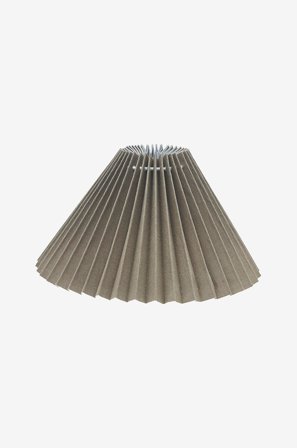 PR Home - Lampeskærm Astrid Plisseret 40 cm - Beige - Lampeskærme - Fra Homeroom