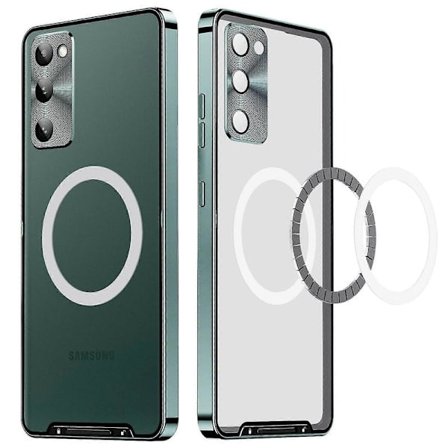 Hårdt Magnetisk Cover med Linsebeskyttelse Kompatibel med Samsung Galaxy S23 Ultra Plus