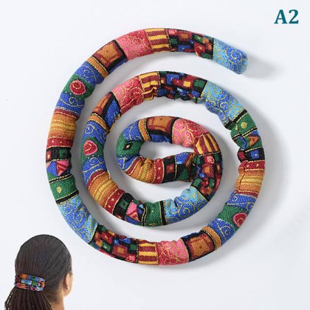 Bøjelige hårbånd Etnisk stil hårreb binder padderokhoved