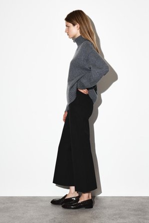 COS Women's Pantalón De Traje Cropped in Negro