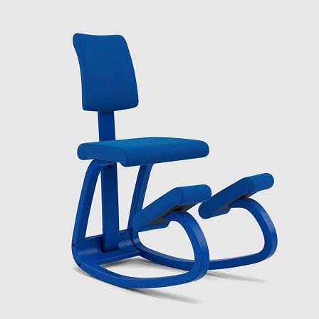 Variable Plus Monochrome, Varier Furniture, Kneeling chair with backrest