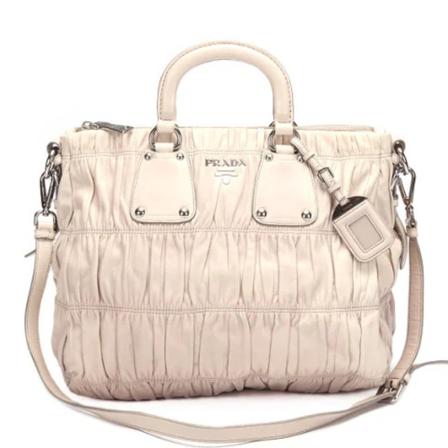 Prada Vintage Pre-owned Leather prada-Tass , Roze , Dames , Maat: ONE Size Vintage Tassen