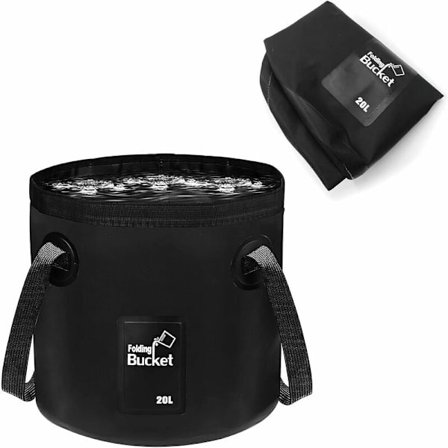 20L Hopvikbar Vattenkorg Diskho Hopvikbar Vattentank för Camping Resor Vandring Fiske Trädgård Bil Tvätt