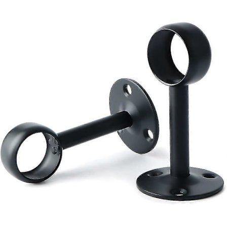 Gardinstångsfäste Garderobsstångsfäste Med Skruvar Takfäste Diameter 25mm, 2 st 25mm