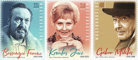 Ungarn - Kendte personer - Postfrisk sæt 3v