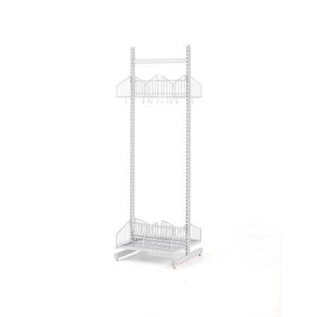 Wandgarderobenschrank TRÅD, Grundelement, 600x2000 mm, weiß