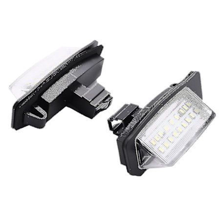 2 kpl 12v Led Canbus Led -rekisterikilven valo Mitsubishi Outlanderille